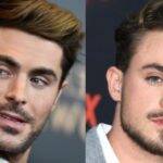 O ator e ex-astro teen Zac Efron, e o ator australiano Dacre Montgomery. (Foto: Twitter)