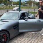 Felipe Tito é dono de uma Mercedez-Benz AMG GT, avaliada no valor de R$1,5 milhão. (Foto: Instagram)