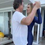 O diretor se propôs a aprender a dançar tango para acompanhar a esposa, Ana Furtado, que participa da Dança dos Famosos. (Foto: Instagram)