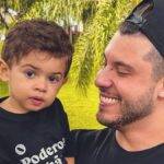 Murilo e o filho, Léo. (Foto: Instagram)