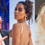 Na época ele até citou Anitta: "Mostrar a... qualquer uma mostra. O ser... é que é difícil. Exemplo de uma no ramo: Anitta. Ela venceu por ela mesmo, sem precisar da projeção do namorado ou marido. Essa sim.". (Fotos: SBT, Divulgação e Instagram/Montagem)