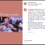 “Feliz Dia do Amor, com Jesus nunca estamos sós”, afirmou Karina. (Foto: Instagram)