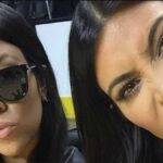 Kim Kardashian e Kourtney Kardashian (Foto: Instagram)