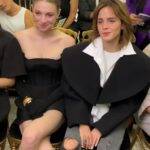 Emma Watson e Hunter Schafer também acompanharam o desfile da primeira fila. (Foto: Instagram)