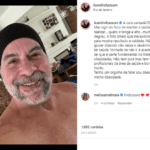 Na sexta-feira, 29/07/22, o humorista compartilhou uma reflexão sobre a dificuldade em manter uma rotina saudável. (Foto: Instagram)