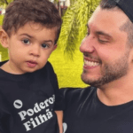 Filho de Marília Mendonça participa do show do pai, Murilo Huff (Foto: Instagram)