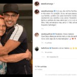 O cantor compartilhou um clique abraçando a mãe em suas redes sociais. (Foto: Instagram)