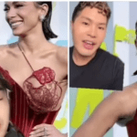 Tik toker pede desculpas a Anitta após dizer que tom da pele da cantora não combinava com vestido de grife (Foto: TikTok)