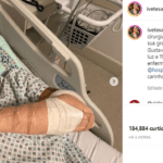 “Sucesso total na cirurgia! Obrigada ao Dr. Paulo Fiuza e sua grande experiência, toda sua equipe”, escreveu na legenda. (Foto: Instagram)