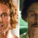 Um dos papéis mais surpreendentes de Matthew McConaughey foi em "Clube de Compras Dallas". Ele estava tão dedicado ao papel, que perdeu 18 quilos para se preparar para a história baseada em eventos reais do paciente com AIDS. (Fotos: Divulgação/Montagem)