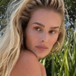 Em seguida, também quiseram saber  sobre um possível affair da modelo com Neymar Jr., a loira, por sua vez, alterou o tom de voz. (Foto: Instagram)