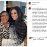 “Dia que saiu os resultados dos exames da minha mãe sem nenhum resquício do câncer que ela enfrentou e venceu!”, escreveu na legenda. (Foto: Instagram)