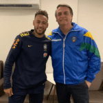 Neymar revela motivos de apoiar Bolsonaro: “A gente preza a família”. O jogador participou de um live com o Presidente do Brasil. (Foto: Instagram)