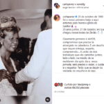 “25 de outubro de 1999 foi o nosso primeiro beijo e aqui estamos para honra e glória do Senhor”, afirmou a ex-dançarina. (Foto: Instagram)