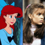 Com apenas dezessete anos na época, Milano não sabia que seus traços eram o molde para a animação de 'Ariel'. Ela só descobriu meses depois quando foi convidada pela Disney para apresentar um programa sobre a produção de "A Pequena Sereia". (Fotos: Divulgação/Montagem)