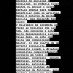 Posteriormente, a treta continuou com Emily se pronunciando também através dos Stories e dizendo que Bolsonaro lhe incomoda, mas não tanto como o “governo socialista, comunista e ligado a ditaduras como o de Lula.”. (Foto: Instagram)