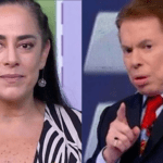 Por conta do comportamento de Silvio, Silvia conta que decidiu estabelecer um "acordo profissional" com o pai: "Eu criei esse hábito muito legal com ele, de ser a funcionária e ele, o patrão. Ele respeita muito a minha opinião, desde que seja plausível.", disse. ( Fotos: Divulgação/SBT)