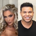 Karoline afirmou que não se incomoda com a postura do cantor, e que pretende viver sua vida com bastante liberdade e muito trabalho. (Foto: Instagram/Colagem)