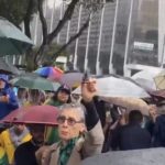 A atriz aproveitou o feriado da última terça-feira (02/11), para participar das manifestações a favor de Jair Bolsonaro, no Rio de Janeiro. (Foto: Twitter)