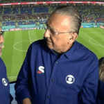 O profissional recebeu muitos elogios por sua cobertura da Copa do Mundo. (Foto: TV Globo)