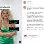 “Os comentários hostis que muitas mulheres sofrem durante a amamentação são inadmissíveis”, desabafou Eliana na legenda. (Foto: Instagram)