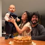 Renato Góes e Thaila Ayala usaram as redes sociais para celebrar o primeiro aninho de Francisco, filho do casal, na última quinta-feira (1) (Foto: Instagram)