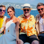 David e Victoria Beckham convidou Elton John, ícone da música pop mundial para ser padrinho de seus filhos Brooklin e Romeo. (Foto: Instagram)