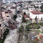 O tremor também atingiu o norte da Síria. (Foto: Twitter)