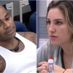 Cezar Black entrou em desespero ao ouvir Amanda dizer que ele teria debochado de pessoas com pessoas com transtornos psicológicos (Foto: Globo/Montagem)