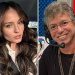 Fãs de Larissa Manoela apontaram semelhanças entre o pai da atriz e Boninho após ela publicar uma foto ao lado dele (Foto: Instagram)