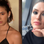 No entanto, a relação entre elas estremeceu depois que Bruna Marquezine gravou o clipe "Amei te Ver" com Tiago Iorc, então namorado de Isabelle Drummond. Na mesma semana da gravação, o namoro acabou. (Fotos: Instagram e Divulgação/Montagem)