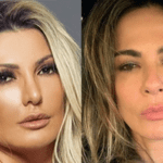 Antônia Fontenelle e Luciana Gimenez – A atriz participou várias vezes do ‘Superpop’. Diante das câmeras, as duas sempre tiveram boa relação. A animosidade surgiu quando Jorge Kajuru, antigo desafeto de Gimenez, a chamou de “mulh3r de programa” em entrevista no canal de Antônia. (Fotos: Divulgação e Instagram/Montagem)