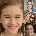 A filha de Fernanda Gentil e Priscila Montandon teria os olhos da ex-global. (Fotos: Instagram/Montagem)