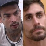 Os brothers discutiram sobre posturas adotadas no jogo após a festa da última quarta-feira (01). (Foto: Reprodução Globoplay/ Colagem)