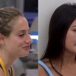 Larissa e Bruna já se desentederam na casa, mas são amigas. (Foto: Montagem/Globoplay)