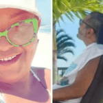 Depois de sofrer diversos ataques nas redes sociais, Bárbara, de 61 anos, resolveu levar o marido Arlindo Cruz, 64, para a praia. (Fotos: Instagram/Montagem)