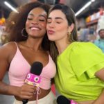 Patrícia afirmou que não são as apresentadoras que decidem a ordem de assuntos ou as perguntas que vão ao ar no programa. (Foto: Instagram)