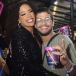 No dia 28 de março, o ator de 'Chiquititas', foi eliminado do Big Brother Brasil 2023. Outra recém eliminada do programa, que também curtiu a mesma festa, foi Marvvila, inclusive ela e Gabriel posaram juntos em uma foto no Instagram (Foto: Instagram)