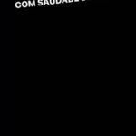 O cantor publicou uma tela preta com a seguinte frase: "Quem eu tô com saudade de tu", nos stories do Instagram. Lembrando que Ary deixou um comentário recentemente sugestivo na live de João (Foto: Instagram)