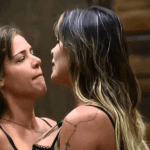 Andressa é considerada patrimônio histórico de “A Fazenda”, da Record TV. A participação da loira foi marcada por muito babado, confusão, gritaria e até cuspe em outra participante! (Foto: Record)