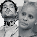 Marido de Aline Wirley usa 'coleira' com nome da cantora após artista vencer prova do líder no "BBB23". (Fotos: Divulgação/ Instagram e GloboPlay/Montagem)