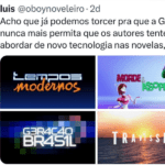 No Twitter, um internauta criticou: “Acho que já podemos torcer pra que a Globo nunca mais permita que os autores tentem abordar de novo tecnologia nas novelas, né?", e citou fracassos de audiência. (Foto: Twitter)