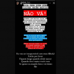 “Eu vou ser insuportável com meu filho [a]. Então, por favor, fiquem longe quando ele [a] nascer”, disparou a artista. (Foto: Instagram)