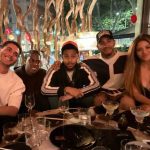 Shakira e Hamilton estiveram juntos durante sua passagem por Barcelona. (Foto: Instagram)