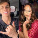 Tiago Ramos fez trabalho espiritual em centro para tentar reatar o romance com Nadine Gonçalves, mãe de Neymar Jr. (Fotos: Instagram/Montagem)