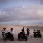 Em junho de 2017, o Parque Nacional dos Lençóis Maranhenses recebeu cerca de 40 profissionais para as filmagens da produção da Marvel. (Foto: Divulgação)