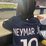 Kim Kardashian levou o filho em jogo do PSG. (Foto: Instagram)