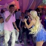 Karoline e seu ex, Éder Militão, cantaram e dançaram juntos no aniversário de Cecília. (Foto: Instagram)