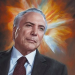 Na imagem, uma montagem em deepfake, o presidente era chamado de “Ken Temer”. (Foto: Instagram),