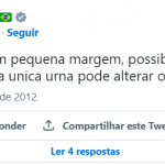 Em 2012, o então comunista Dino já denunciava a possibbilidade de fraude na urna e como poderia eventualmente “alterar o resultado final (Foto: Reprodução Twitter)